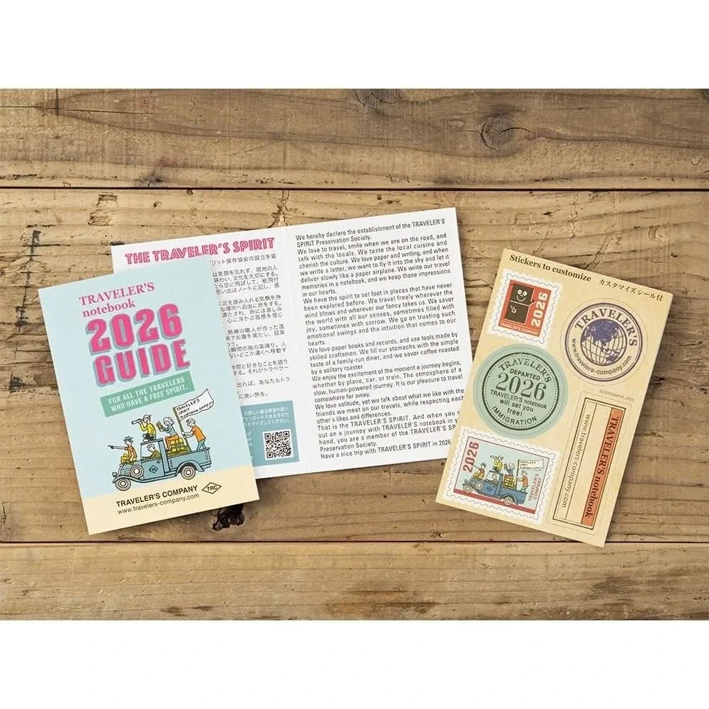 NEW Traveler's Notebook 2026 Weekly Diary Passport Size JAPAN Planner
